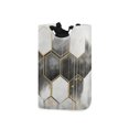 thumbnail image 1 of Yayeee Freestanding Laundry Hamper with Handle Collapsible Large Storage Basket for Clothes, Gray Hexagons, 1 of 7