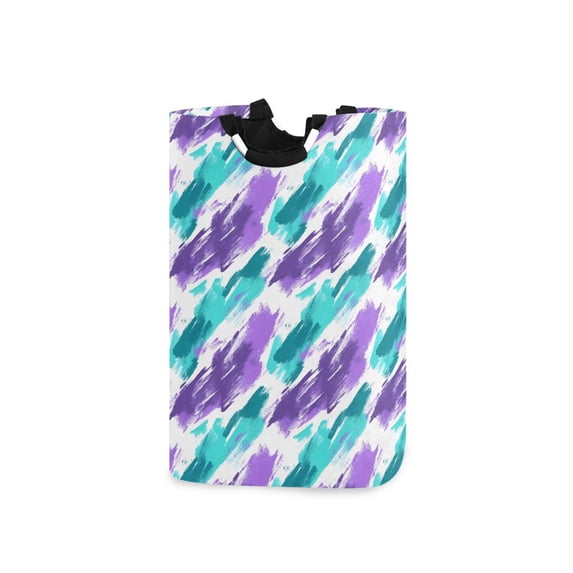 Yayeee Freestanding Laundry Hamper with Handle Collapsible Large Storage Basket for Clothes, Green Drawing