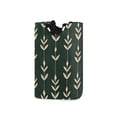 thumbnail image 1 of Yayeee Freestanding Laundry Hamper with Handle Collapsible Large Storage Basket for Clothes, Green Plants, 1 of 7