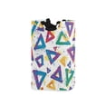 thumbnail image 1 of Yayeee Freestanding Laundry Hamper with Handle Collapsible Large Storage Basket for Clothes, Green Simple Triangles, 1 of 7