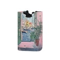 thumbnail image 1 of Yayeee Freestanding Laundry Hamper with Handle Collapsible Large Storage Basket for Clothes, Green Window Sea, 1 of 7