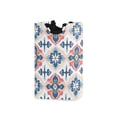 thumbnail image 1 of Yayeee Freestanding Laundry Hamper with Handle Collapsible Large Storage Basket for Clothes, Navy Blossom Mosaic, 1 of 7