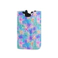 thumbnail image 1 of Yayeee Freestanding Laundry Hamper with Handle Collapsible Large Storage Basket for Clothes, Neon Starfish Pattern, 1 of 7