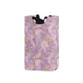 thumbnail image 1 of Yayeee Freestanding Laundry Hamper with Handle Collapsible Large Storage Basket for Clothes, Pastel Pink Marble Pattern, 1 of 7