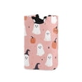 thumbnail image 1 of Yayeee Freestanding Laundry Hamper with Handle Collapsible Large Storage Basket for Clothes, Pink Cartoon Halloween, 1 of 7