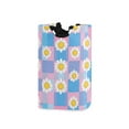 thumbnail image 1 of Yayeee Freestanding Laundry Hamper with Handle Collapsible Large Storage Basket for Clothes, Playful Daisy, 1 of 7