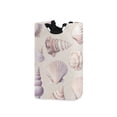 thumbnail image 1 of Yayeee Freestanding Laundry Hamper with Handle Collapsible Large Storage Basket for Clothes, Purple Watercolor Seashells, 1 of 7