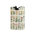 thumbnail image 1 of Yayeee Freestanding Laundry Hamper with Handle Collapsible Large Storage Basket for Clothes, Red Floral, 1 of 7