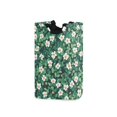 thumbnail image 1 of Yayeee Freestanding Laundry Hamper with Handle Collapsible Large Storage Basket for Clothes, Small White Flowers, 1 of 7