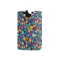 thumbnail image 1 of Yayeee Freestanding Laundry Hamper with Handle Collapsible Large Storage Basket for Clothes, Vibrant Art Leaves Pattern, 1 of 7