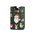 thumbnail image 1 of Yayeee Freestanding Laundry Hamper with Handle Collapsible Large Storage Basket for Clothes, Whimsical Christmas, 1 of 7
