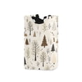 thumbnail image 1 of Yayeee Freestanding Laundry Hamper with Handle Collapsible Large Storage Basket for Clothes, Winter Forest, 1 of 7
