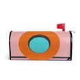 thumbnail image 1 of Yayeee Mailbox Cover Magnetic Large Size Post Box Cover Wrap Decor, Orange Circle, 1 of 9