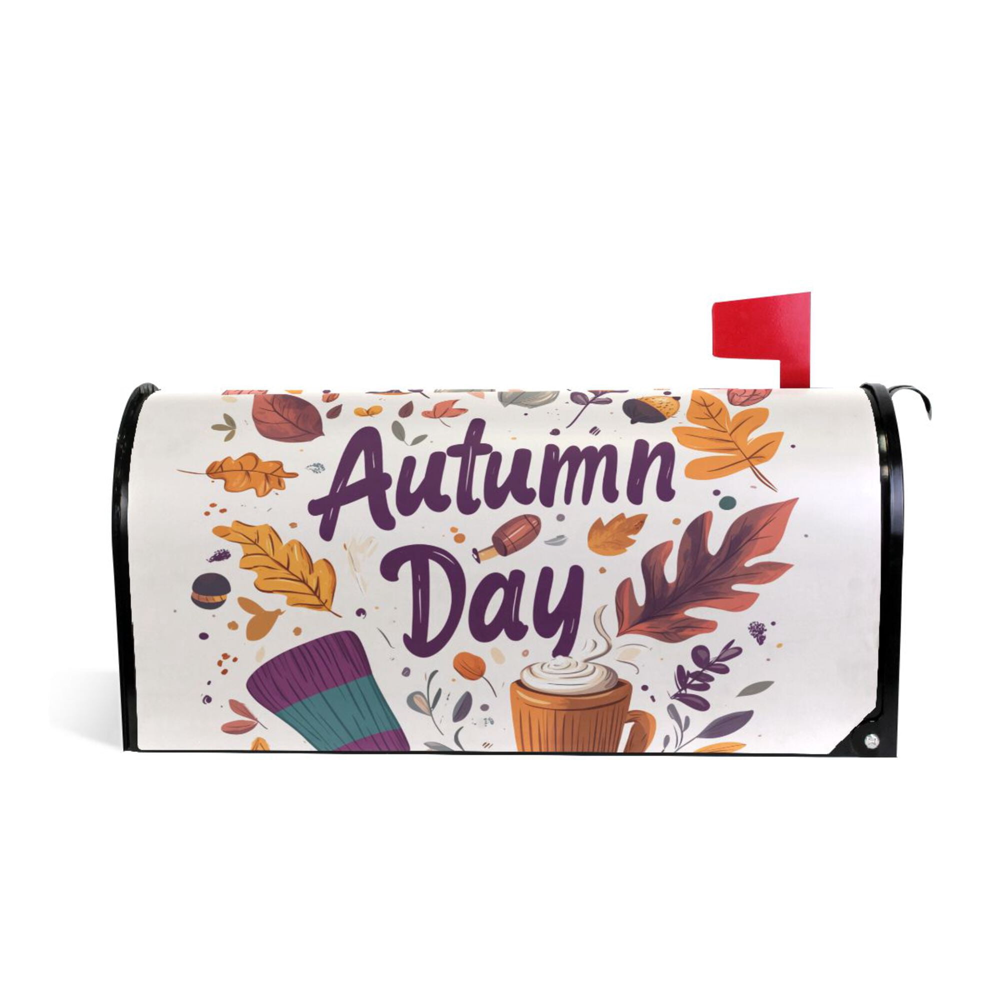 Mailbox Post Wraps Yayeee Mailbox Cover Magnetic Large Size Post Box Cover Wrap Decor ...