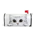thumbnail image 1 of Yayeee Mailbox Cover Magnetic Large Size Post Box Cover Wrap Decor, White Cat, 1 of 9