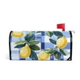 thumbnail image 1 of Yayeee Mailbox Cover Magnetic Standard Size Post Box Cover Wrap Decor, Cartoon Lemon Leaves, 1 of 9