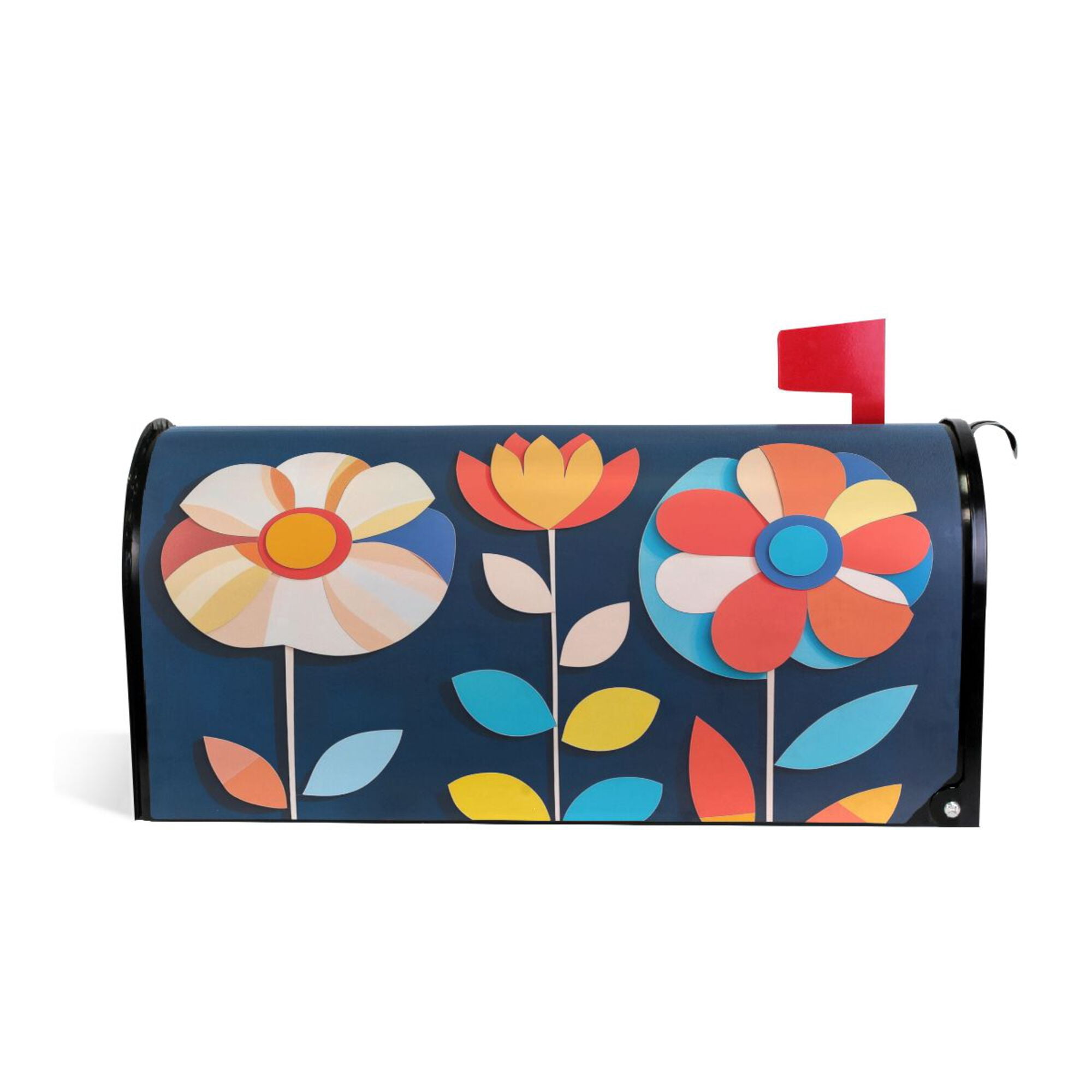 Mailbox Post Wraps Yayeee Mailbox Cover Magnetic Standard Size Post Box Cover Wrap Decor ...