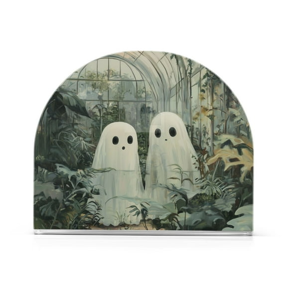 Yayeee Napkin Holder for Table Kitchen Acrylic Paper Tissue Organization, Ghosts Playing In A Garden