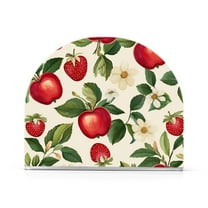 Yayeee Napkin Holder for Table Kitchen Paper Tissue Organization, Apple Leaves Pattern