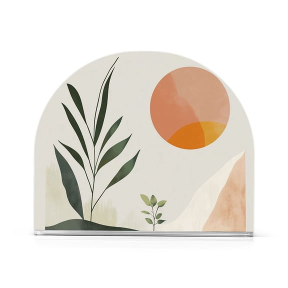 Yayeee Napkin Holder for Table Kitchen Paper Tissue Organization, Art Plant