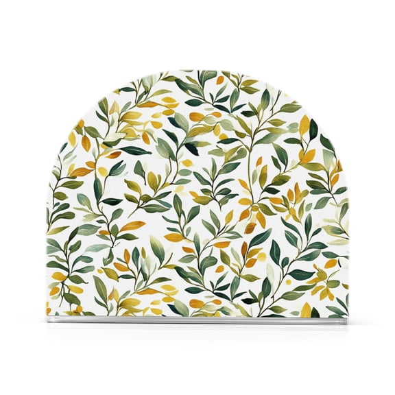 Yayeee Napkin Holder for Table Kitchen Paper Tissue Organization, Autumn Greenery
