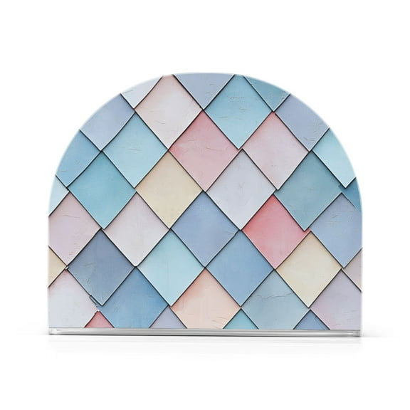 Yayeee Napkin Holder for Table Kitchen Paper Tissue Organization, Beige Art Pattern