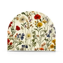 Yayeee Napkin Holder for Table Kitchen Paper Tissue Organization, Beige Floral
