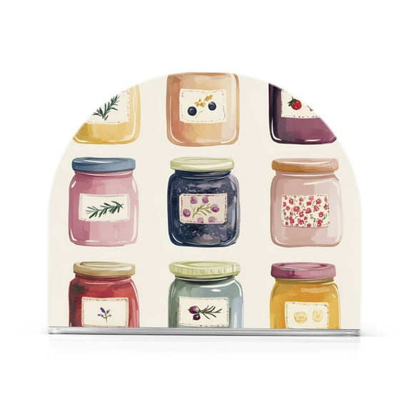 Yayeee Napkin Holder for Table Kitchen Paper Tissue Organization, Beige Jam Jars