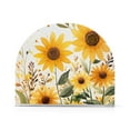 thumbnail image 1 of Yayeee Napkin Holder for Table Kitchen Paper Tissue Organization, Beige Sunflowers, 1 of 8