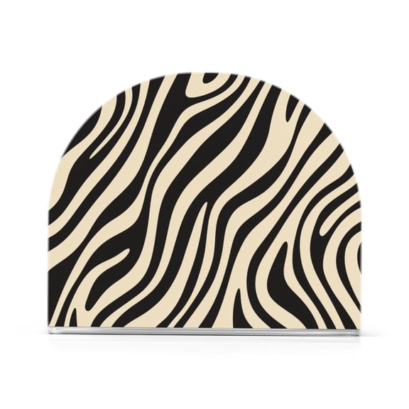 Yayeee Napkin Holder for Table Kitchen Paper Tissue Organization, Black Lines