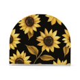 thumbnail image 1 of Yayeee Napkin Holder for Table Kitchen Paper Tissue Organization, Black Sunflower Pattern, 1 of 8