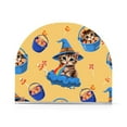 thumbnail image 1 of Yayeee Napkin Holder for Table Kitchen Paper Tissue Organization, Blue Halloween Cat Pattern, 1 of 8
