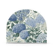 Yayeee Napkin Holder for Table Kitchen Paper Tissue Organization, Blue Hydrangeas Pattern