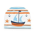 thumbnail image 1 of Yayeee Napkin Holder for Table Kitchen Paper Tissue Organization, Blue Nautical Pattern, 1 of 8