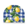 thumbnail image 1 of Yayeee Napkin Holder for Table Kitchen Paper Tissue Organization, Blue Plaid Lemon, 1 of 8