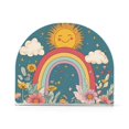 thumbnail image 1 of Yayeee Napkin Holder for Table Kitchen Paper Tissue Organization, Blue Rainbow, 1 of 8