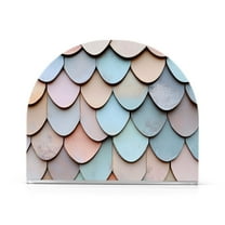 Yayeee Napkin Holder for Table Kitchen Paper Tissue Organization, Blue Shimmering Pattern