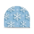 thumbnail image 1 of Yayeee Napkin Holder for Table Kitchen Paper Tissue Organization, Blue Snowflake, 1 of 8