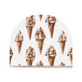 thumbnail image 1 of Yayeee Napkin Holder for Table Kitchen Paper Tissue Organization, Brown Ice Cream Pattern, 1 of 8