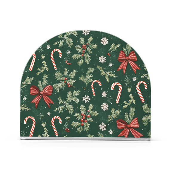 Yayeee Napkin Holder for Table Kitchen Paper Tissue Organization, Christmas Candy Cane