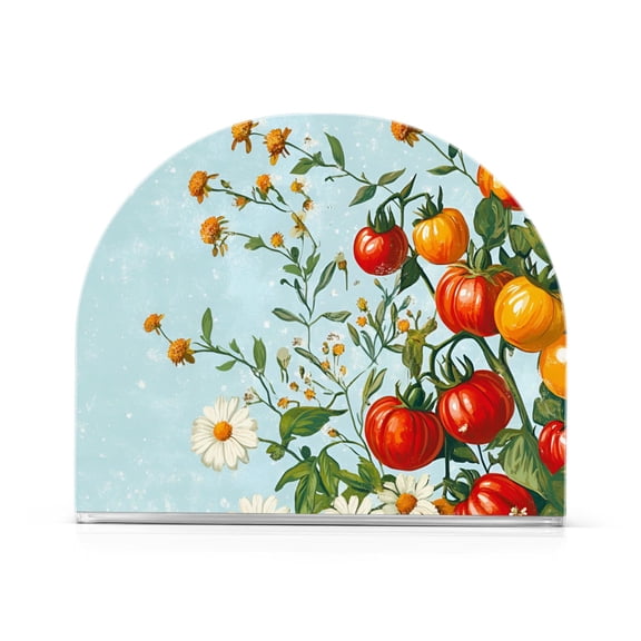 Yayeee Napkin Holder for Table Kitchen Paper Tissue Organization, Colorful Tomatoes