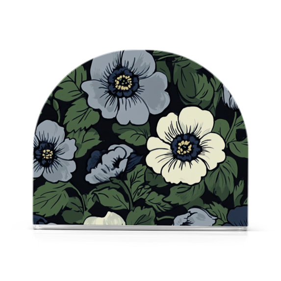 Yayeee Napkin Holder for Table Kitchen Paper Tissue Organization, Dark Floral