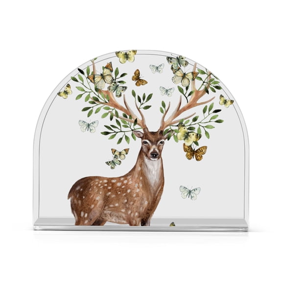 Yayeee Napkin Holder for Table Kitchen Paper Tissue Organization, Deer