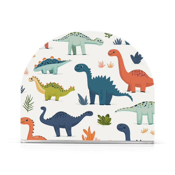 Yayeee Napkin Holder for Table Kitchen Paper Tissue Organization, Dinosaur Pattern