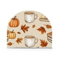 thumbnail image 1 of Yayeee Napkin Holder for Table Kitchen Paper Tissue Organization, Fall Mug Pattern, 1 of 8