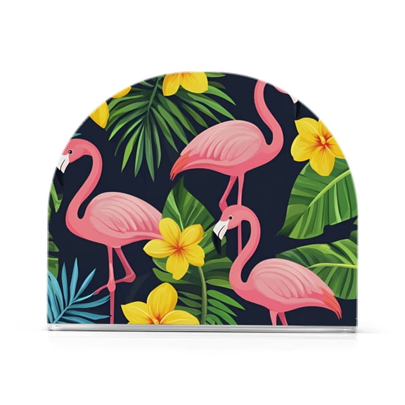 Yayeee Napkin Holder for Table Kitchen Paper Tissue Organization, Flamingo Pattern