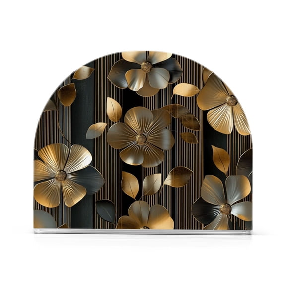 Yayeee Napkin Holder for Table Kitchen Paper Tissue Organization, Floral Lines