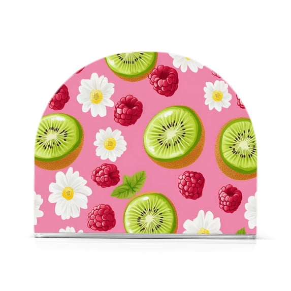 Yayeee Napkin Holder for Table Kitchen Paper Tissue Organization, Floral Raspberries
