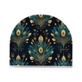thumbnail image 1 of Yayeee Napkin Holder for Table Kitchen Paper Tissue Organization, Gold Peacock Pattern, 1 of 8