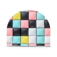 thumbnail image 1 of Yayeee Napkin Holder for Table Kitchen Paper Tissue Organization, Gray Checkered Pattern, 1 of 8